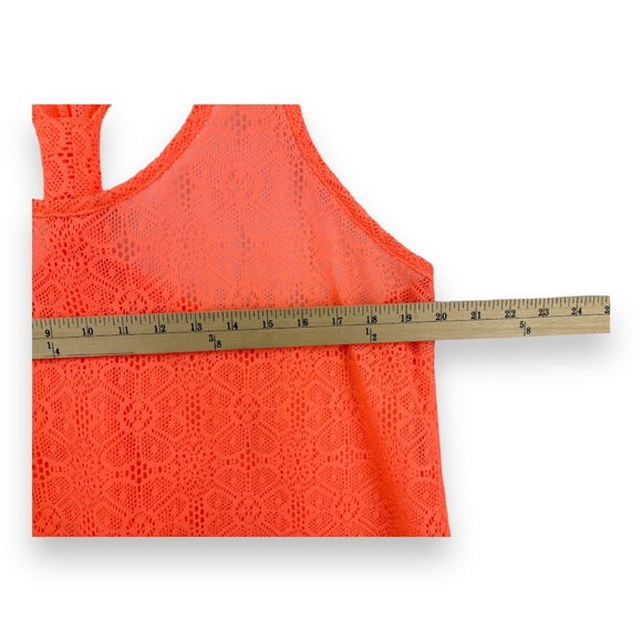 OP Peach Smoothie Lace Swim Cover-Up Dress Size XL (15-17) - Picture 8 of 9